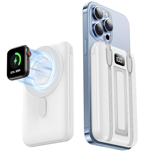 【Apple】MagSafe モバイルバッテリー 充電器 Amazon | MagSafe対応モバイル バッテリー&18000mAh大容量 マグ